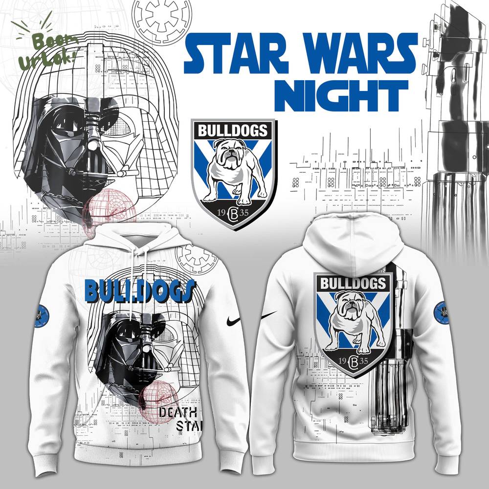 Canterbury Bulldogs x Star Wars Death Hoodie Canterbury Bulldogs x Star Wars Death Hoodie