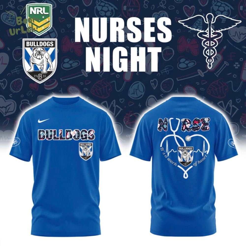 Canterbury bulldogs x Nurse Version Tshirt Canterbury bulldogs x Nurse Version Tshirt