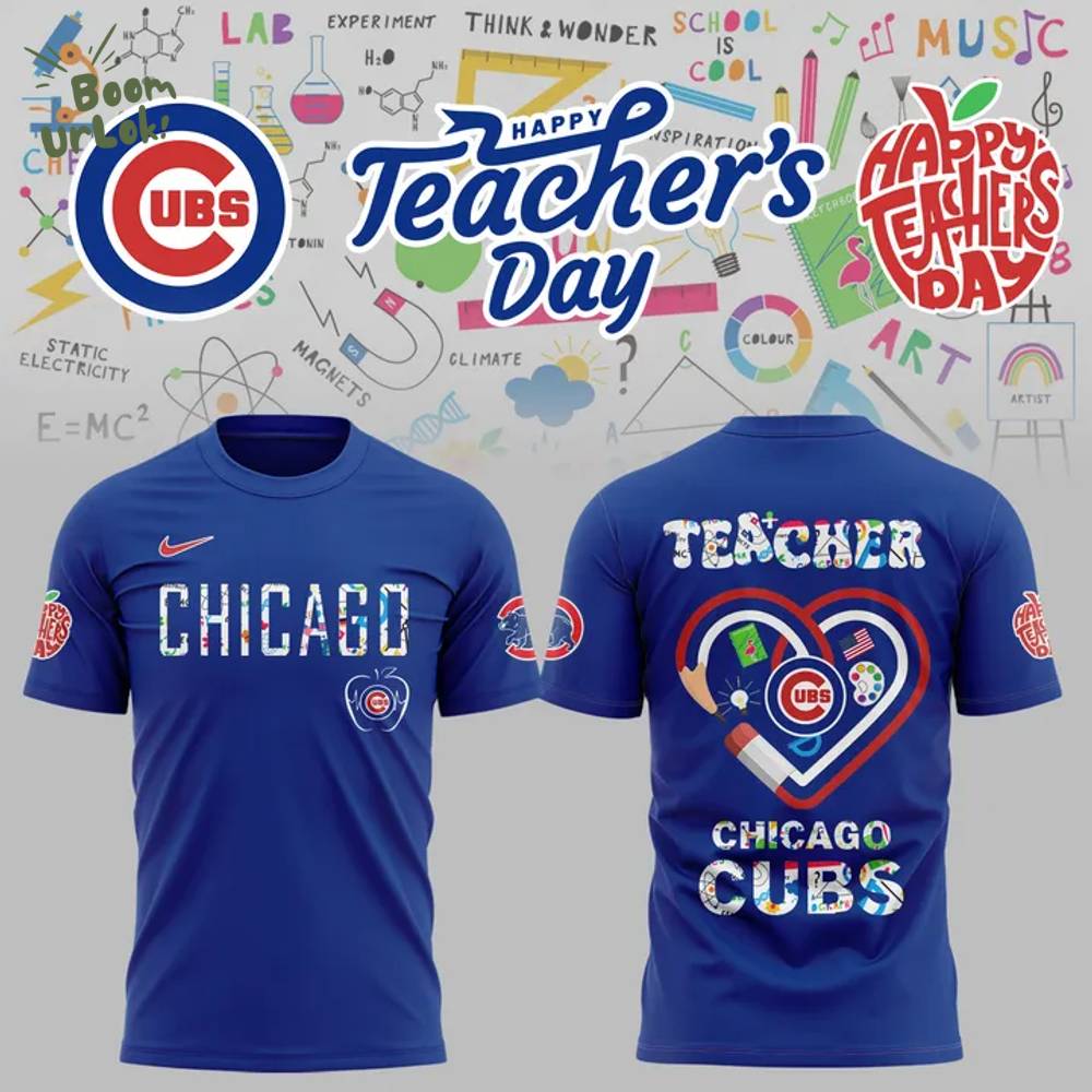 Chicago Cubs - Teacher Appreciation Night New Tshirt 2025 Chicago Cubs - Teacher Appreciation Night New Tshirt 2025