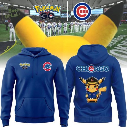 Chicago Cubs x Pokémon Hoodie – Limited Edition