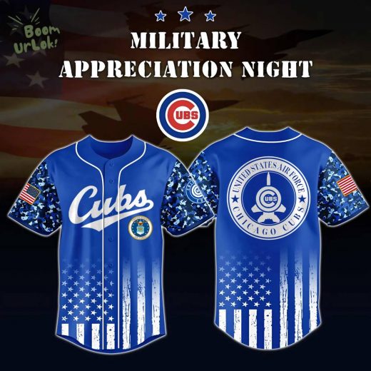 Chicago Cubs x US Air Force Appreciation Night Special Edition-3D Baseball Jersey