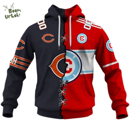 Chicago Fire FC X Chicago Bears (MLS x NFL) Special Hoodie