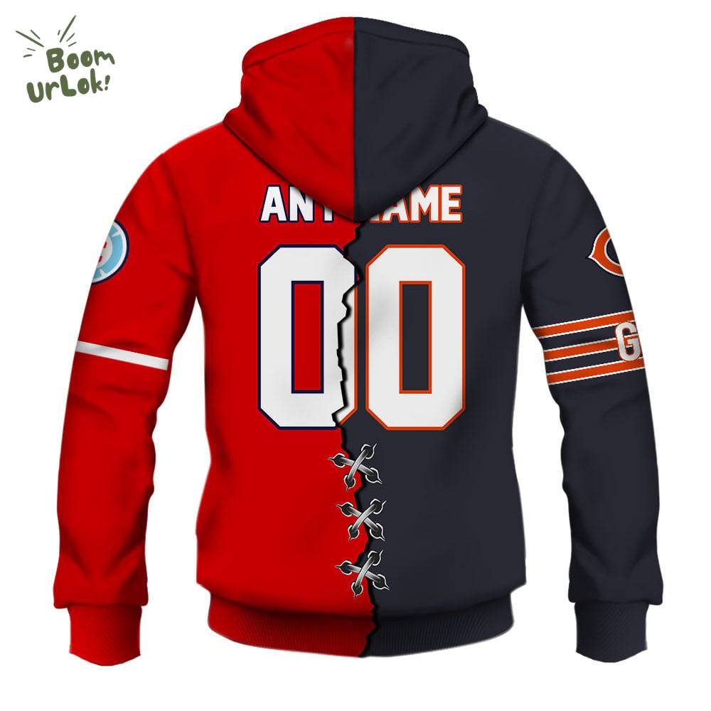 Chicago Fire FC X Chicago Bears (MLS x NFL) Special Hoodie Chicago Fire FC X Chicago Bears (MLS x NFL) Special Hoodie