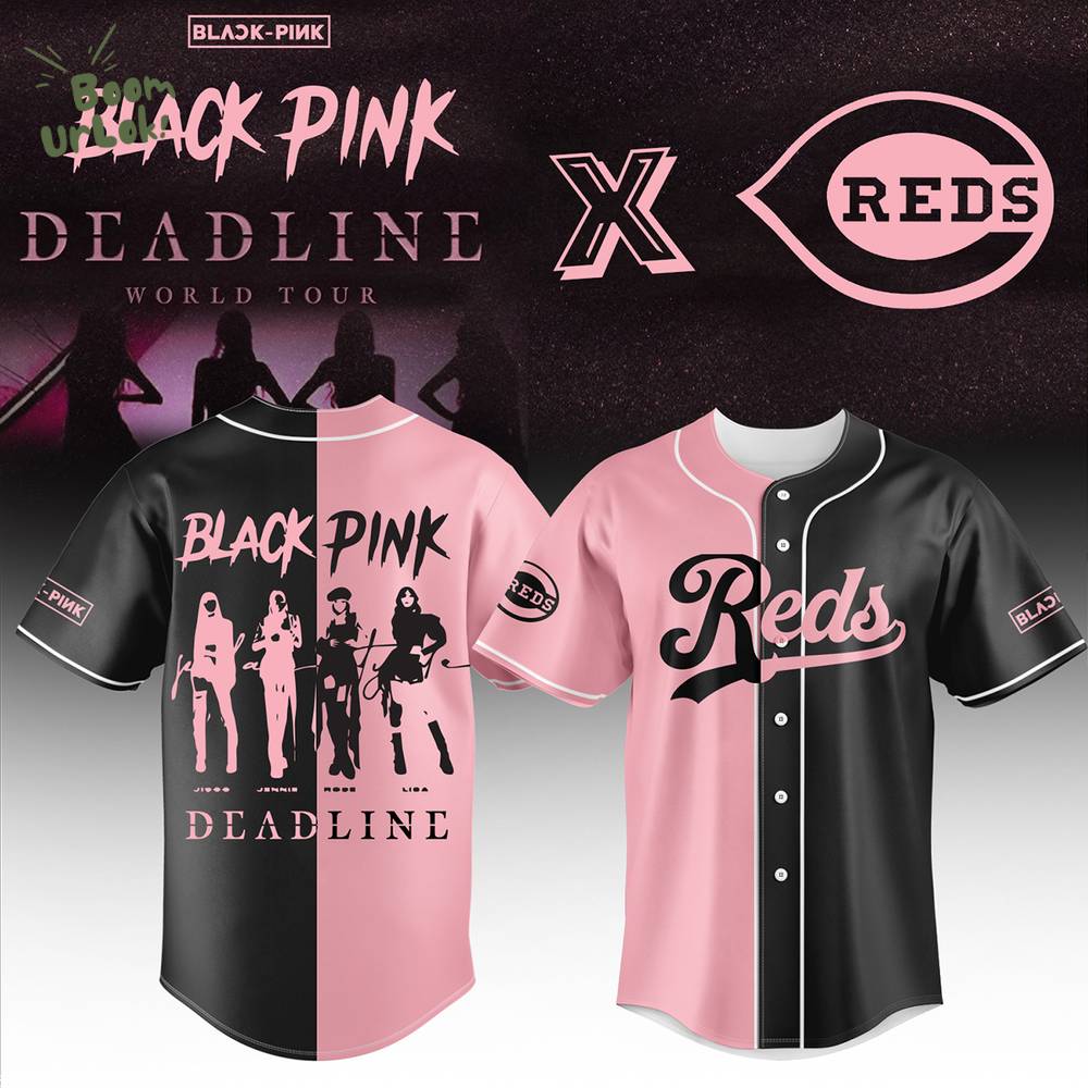 Cincinnati Reds X Blackpink Baseball Jersey Cincinnati Reds X Blackpink Baseball Jersey