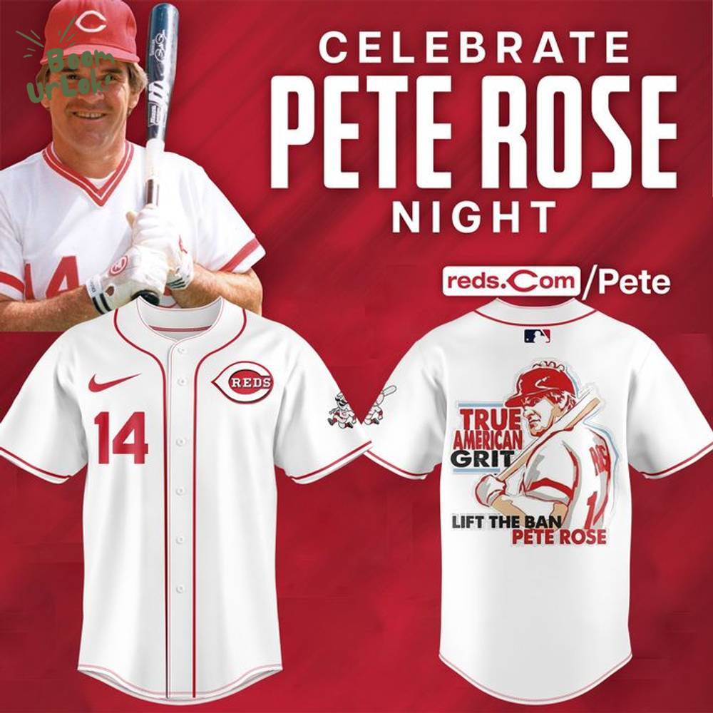Cincinnati Reds x Pete Rose Night Baseball Jersey 2025 Cincinnati Reds x Pete Rose Night Baseball Jersey 2025