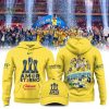 Muskegon Lumberjacks CLARK CUP CHAMPIONS 2025 White hoodie