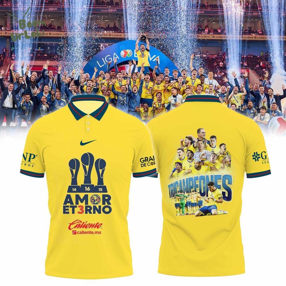 Club America Tri-Champion Limited Polo Shirt Club America Tri-Champion Limited Polo Shirt