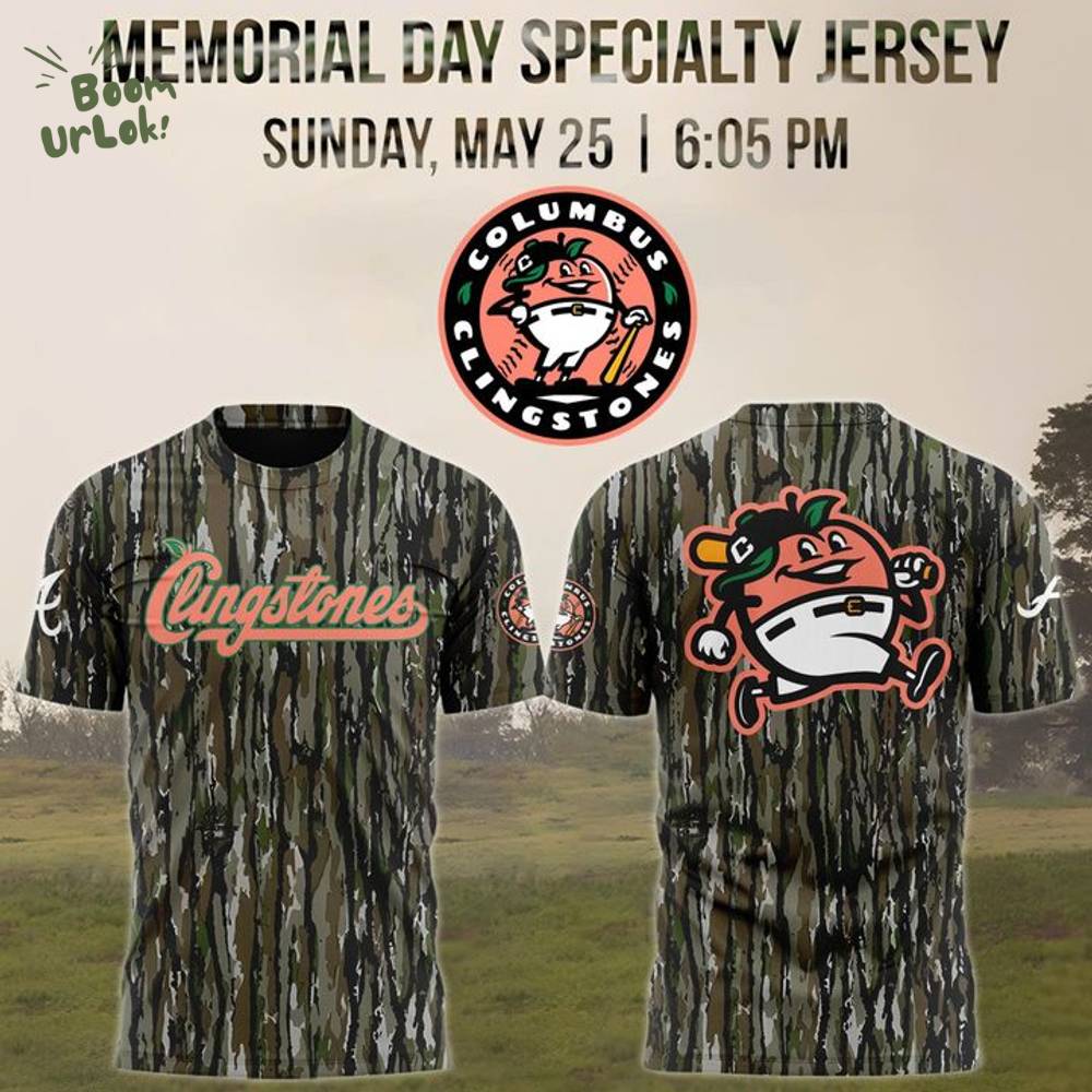 Columbus Clingstones MEMORIAL DAY SPECIALTY T-Shirt Columbus Clingstones MEMORIAL DAY SPECIALTY T-Shirt