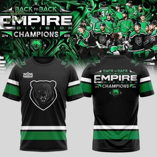 Commissioners Cup Champions Binghamton Black Bears 2025 Back To Back Tshirt
