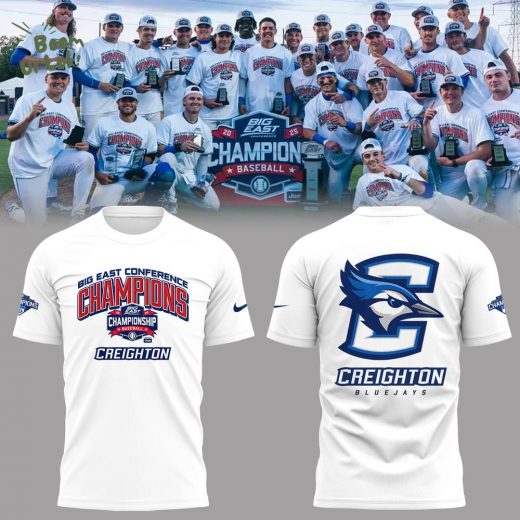 Creighton Baseball x 2025 BIG EAST BASEBALL TOURNAMENT CHAMPIONS TShirt
