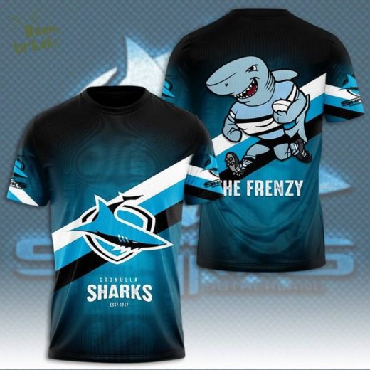 Cronulla Sharks 3D T-Shirt