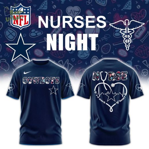 Dallas Cowboys NURSES NIGHT Combo Navy Tshirt