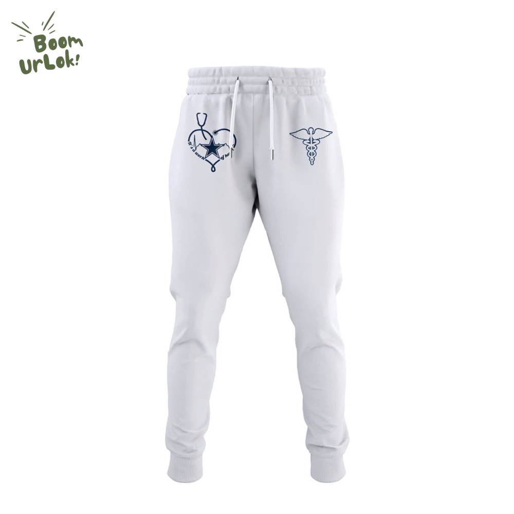 Dallas Cowboys NURSES NIGHT Combo White Tshirt Dallas Cowboys NURSES NIGHT Combo White Tshirt