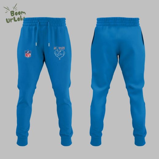 Detroit Lions Nurses Appreciation Blue Hoodie