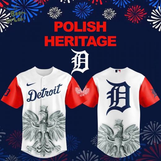 Detroit Tigers 2025 Polish Heritage Jersey