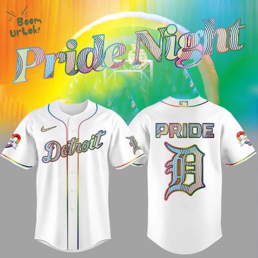 Detroit Tigers LGBTQ Pride Night 2025 Jersey Flat Cap Set