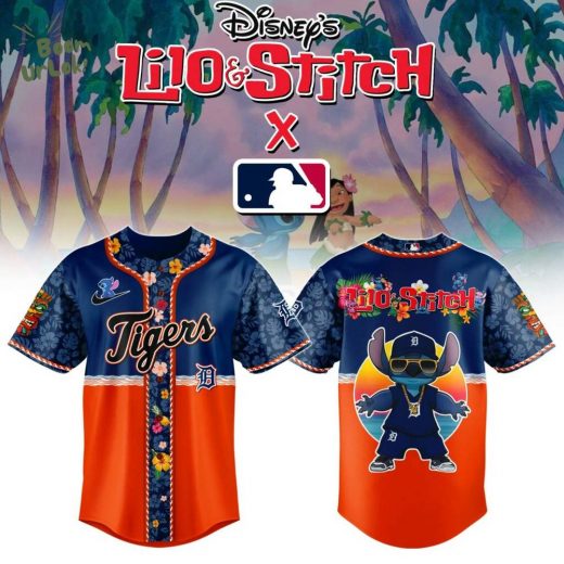 Detroit Tigers MLB x Lilo & Stitch Jersey