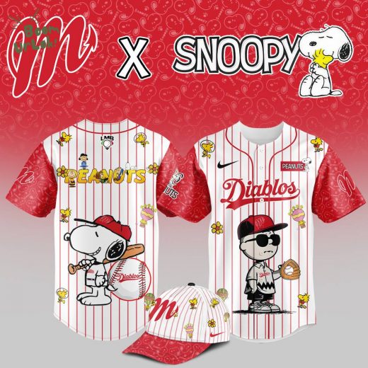 Diablos Rojos del México _ Snoopy Cute Jersey&Cap 2025 New