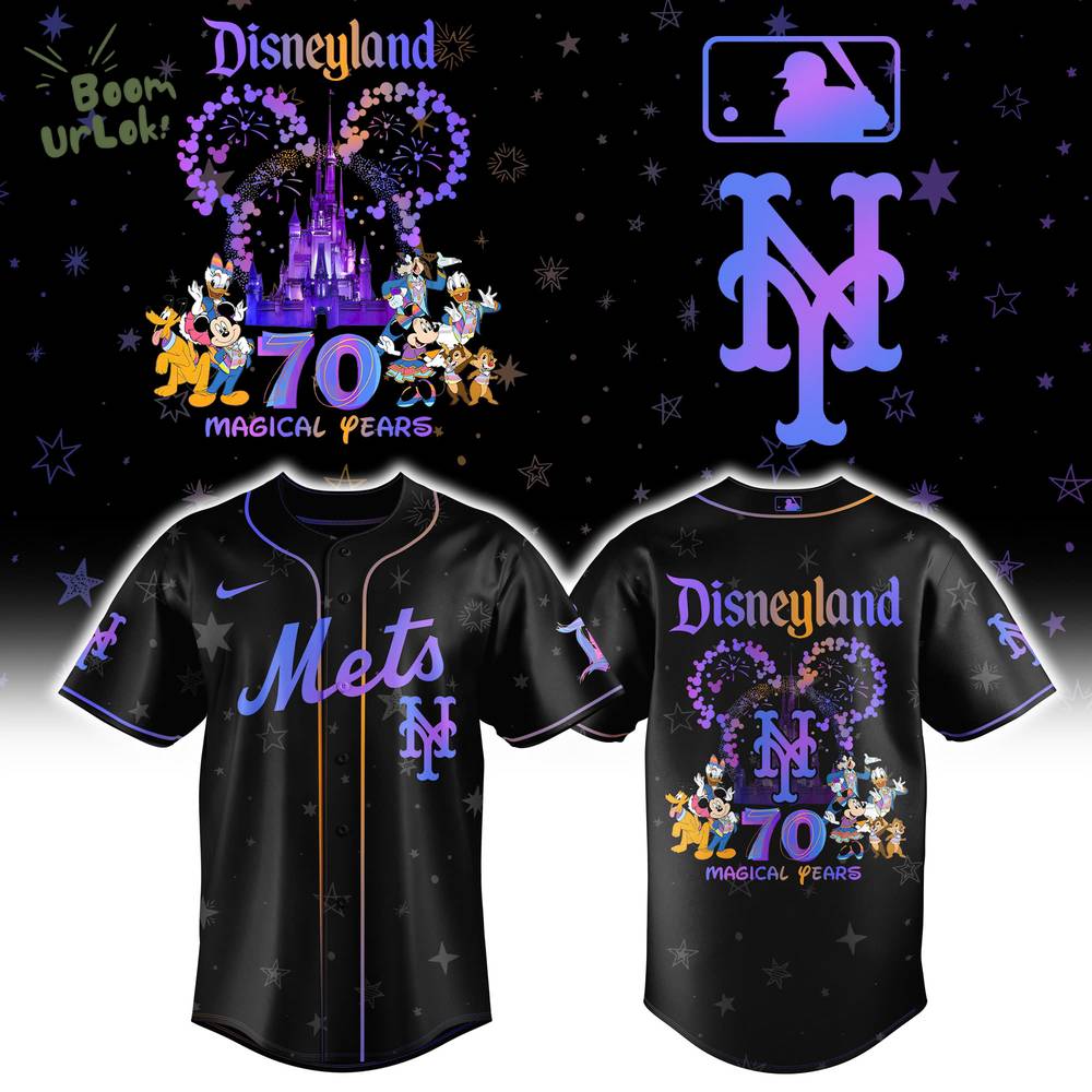 Disneyland 70th x New York Mets Baseball Jersey Combo Disneyland 70th x New York Mets Baseball Jersey Combo