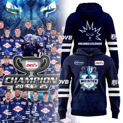 Dresdner Eislöwen DEL2-Meistertitel Hoodie