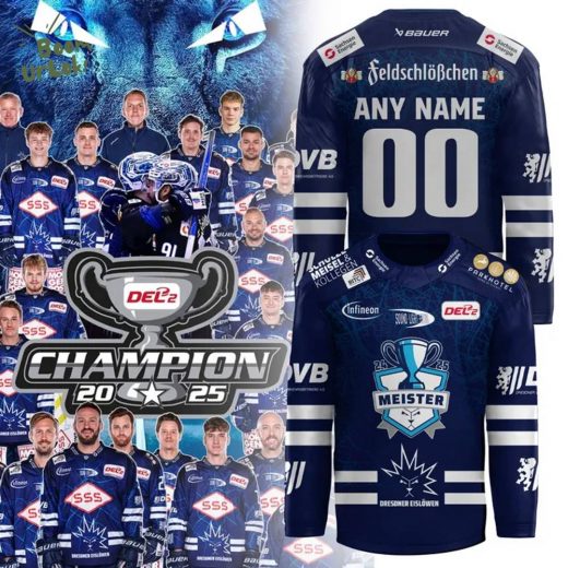 Dresdner Eislöwen DEL2-Meistertitel Jersey