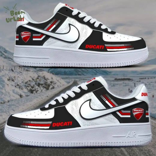 Ducati Air Force Sneakers Black And White Version