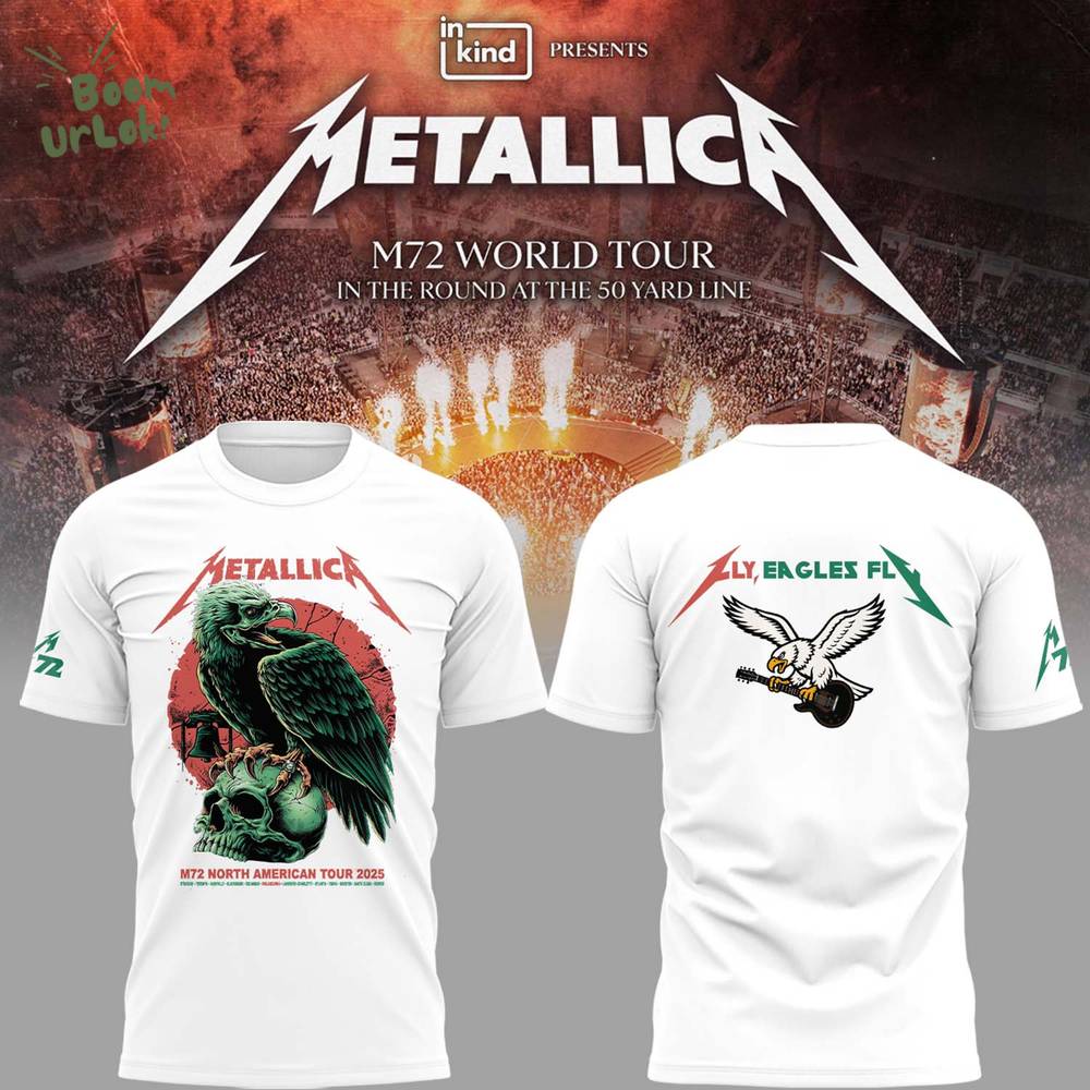 Eagles Football MTLC Pennsylvania Concert White TShirt Eagles Football MTLC Pennsylvania Concert White TShirt