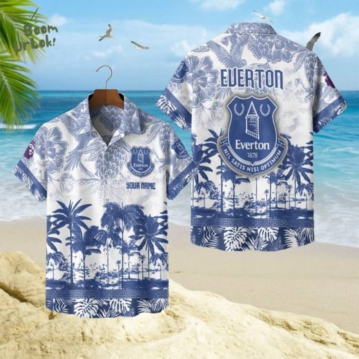 Everton Football Hawaiian Style Shirt