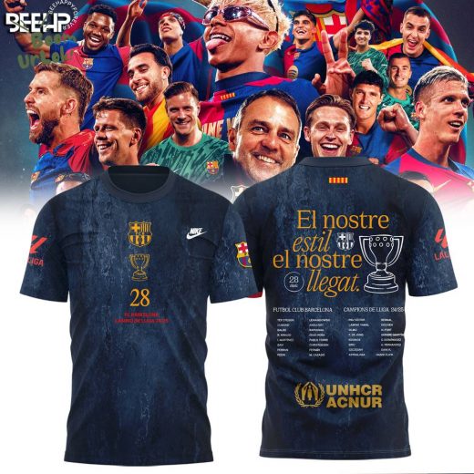 F.C Barcelona La Liga 2025 Champions Shirt