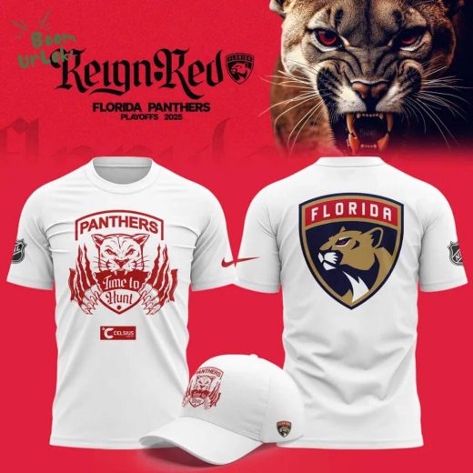 Florida Panthers “Time to Hunt in Sunrise” T-Shirt