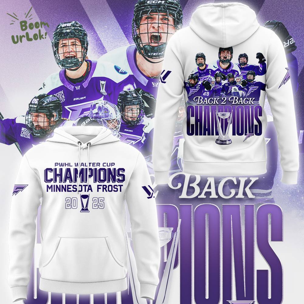 Frost Back-2-Back Champions Walter Cup 2025 Hoodie Frost Back-2-Back Champions Walter Cup 2025 Hoodie