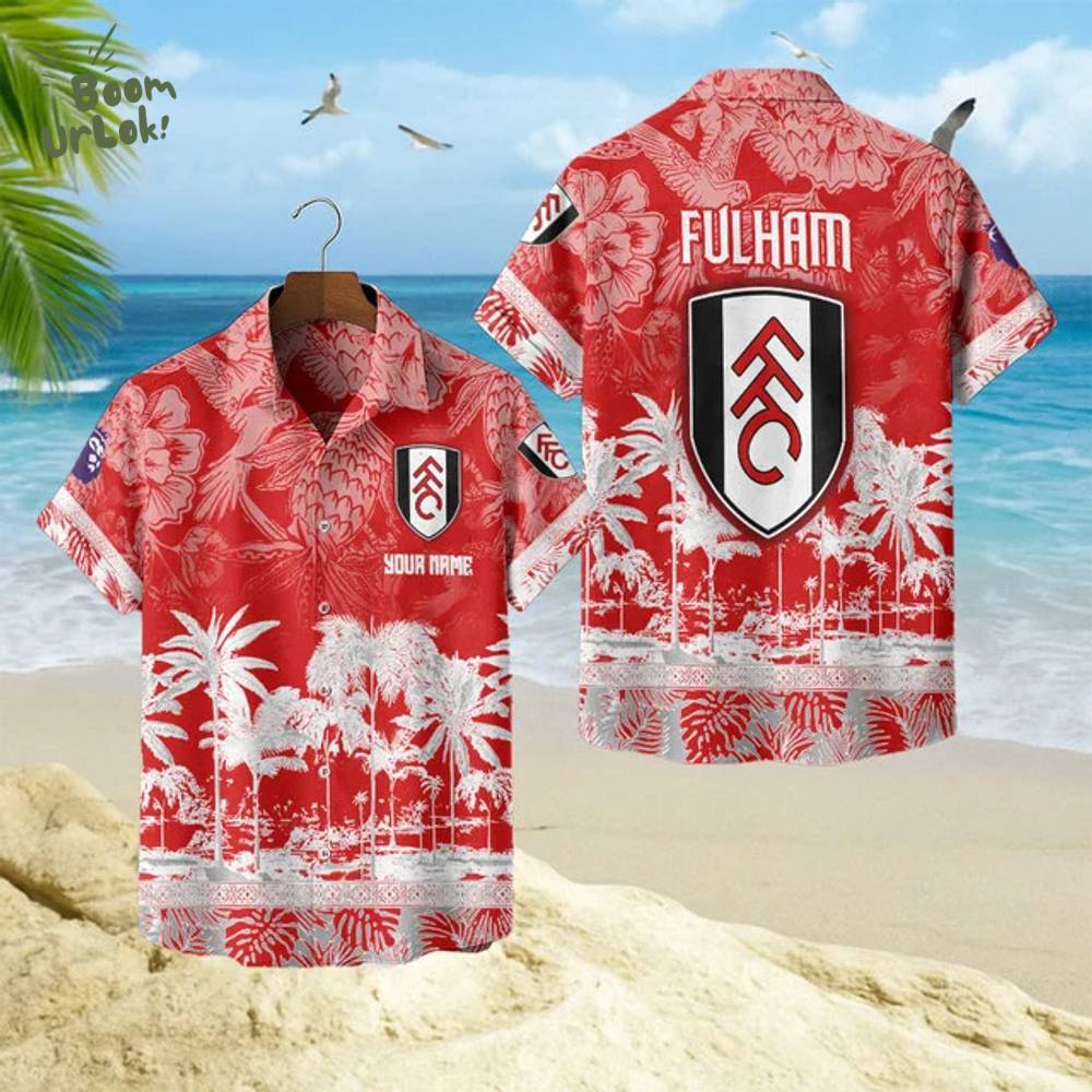 Fulham Football Club Hawaiian Style Shirt Fulham Football Club Hawaiian Style Shirt