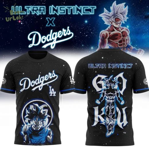 Goku Ultra Instinct x Los Angeles Dodgers 2025 Limit Break tshirt