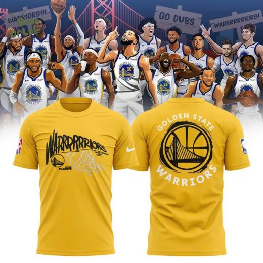 Golden State Warriors Tshirt(Yellow) 2025