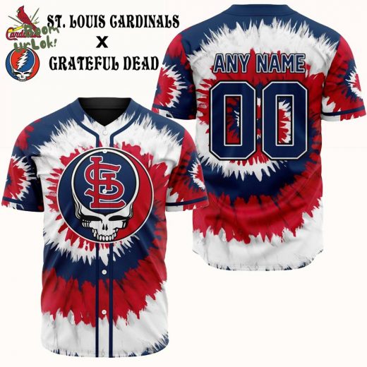 Grateful Dead x St. Louis Cardinals 5-3D Baseball Jersey