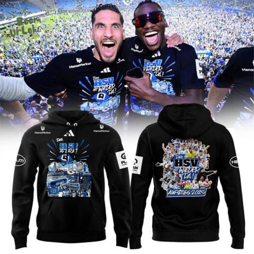 HSV Aufstieg 2025 Hoodie – Der HSV ist Wieder Da Fan Pullover