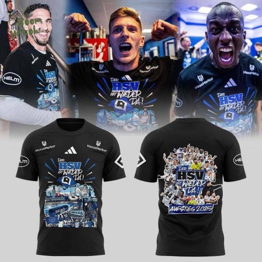 Hamburger SV AUFSTIGE Bundesliga 3D T-Shirt