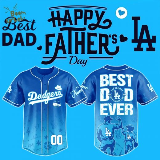 Happy Father’s Day x Los Angeles Dodgers-3D Baseball Jersey