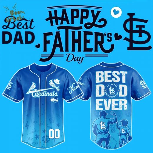 Happy Father’s Day x St. Louis Cardinals-3D Baseball Jersey