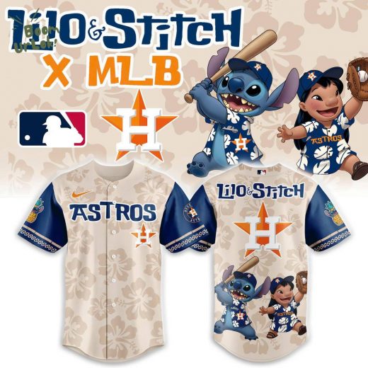 Housotn Astro x Lilo & Stitch 2025 Baseball Jersey Combo