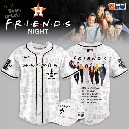 Houston Astros MLB x F.R.I.E.N.D.S Night Game Limited Edition Jersey 2025