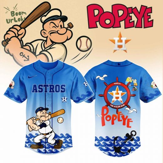 Houston Astros MLB x Popeye Jersey Editions Limited 2025