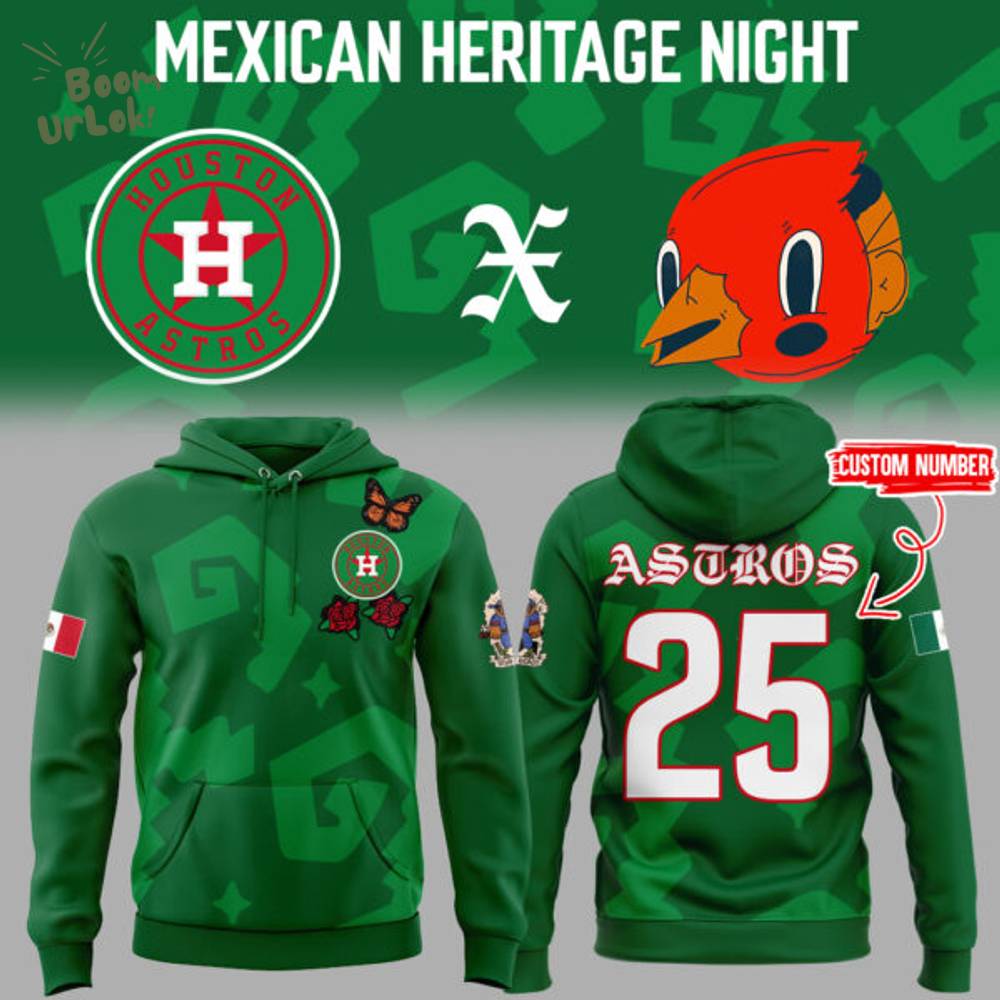 Houston Astros Mexican Heritage Night Hoodie Houston Astros Mexican Heritage Night Hoodie