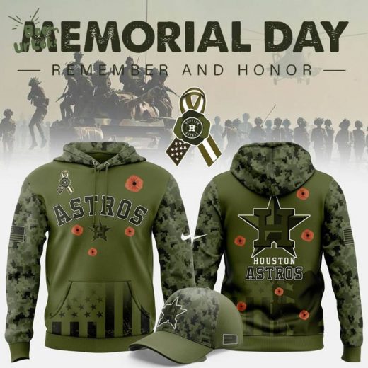 Houston Astros x Memorial Day 2025 Hoodie