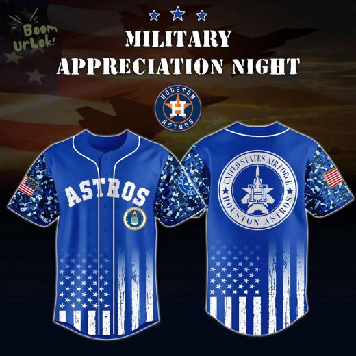 Houston Astros x US Air Force Appreciation Night Special Edition-3D Baseball Jersey