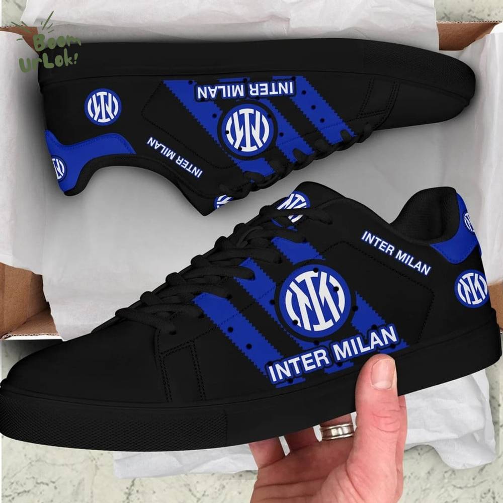 Inter Milan Champions League 2025 Stan Smith Black Version Inter Milan Champions League 2025 Stan Smith Black Version