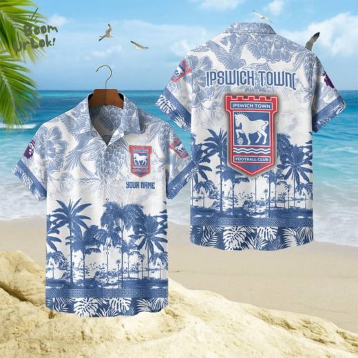 Ipswich Town Football Club Hawaiian Style Shirt
