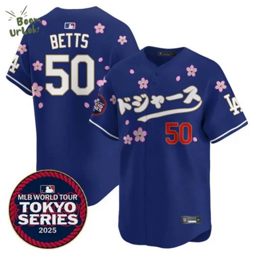 Kanji LA Dodgers Tokyo Series 2025 Vapor Limited Jersey Royal