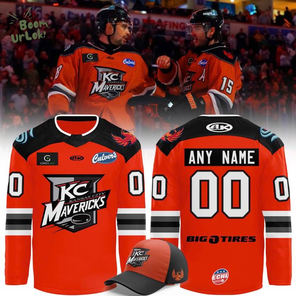 Kansas City Mavericks Replica Orange A 2025 New Hockey Jersey Kansas City Mavericks Replica Orange A 2025 New Hockey Jersey