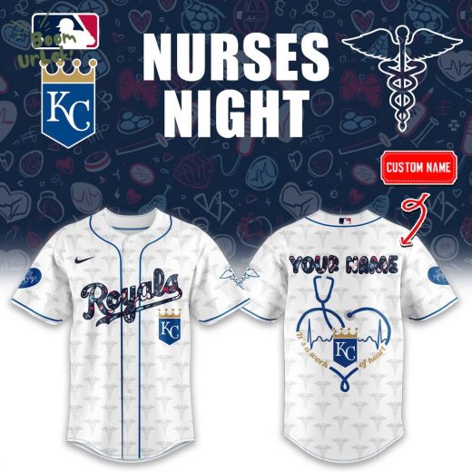 Kansas City Royals NURSES Baseball Jersey Combo Custom